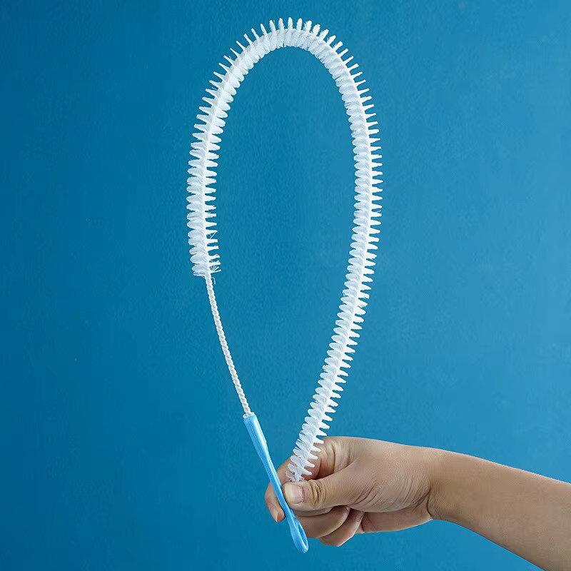 Brosse de dragage de tuyau flexible pliable, nettoyeur de vidange, outils de livres d'évier, épilati