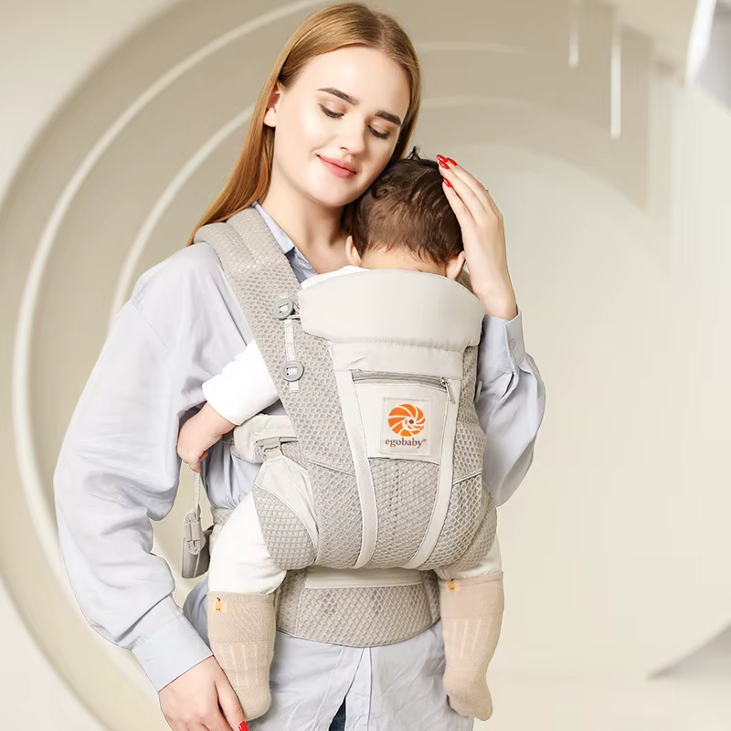 Porte-bébé en coton ergonomique, porte-sac à dos, ceinture d'épaule, écharpe pour tout-petits, maint
