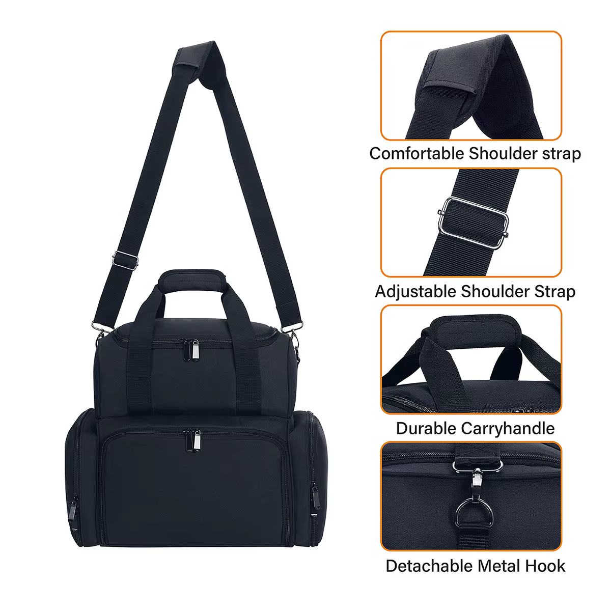 Étui de rangement de vernis à ongles de grande capacité, 80 bouteilles, rangement de voyage Portable