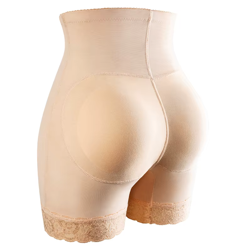 Femmes rembourré bout à bout rehausseur de hanche sans couture Shaper culottes sous-vêtements taille