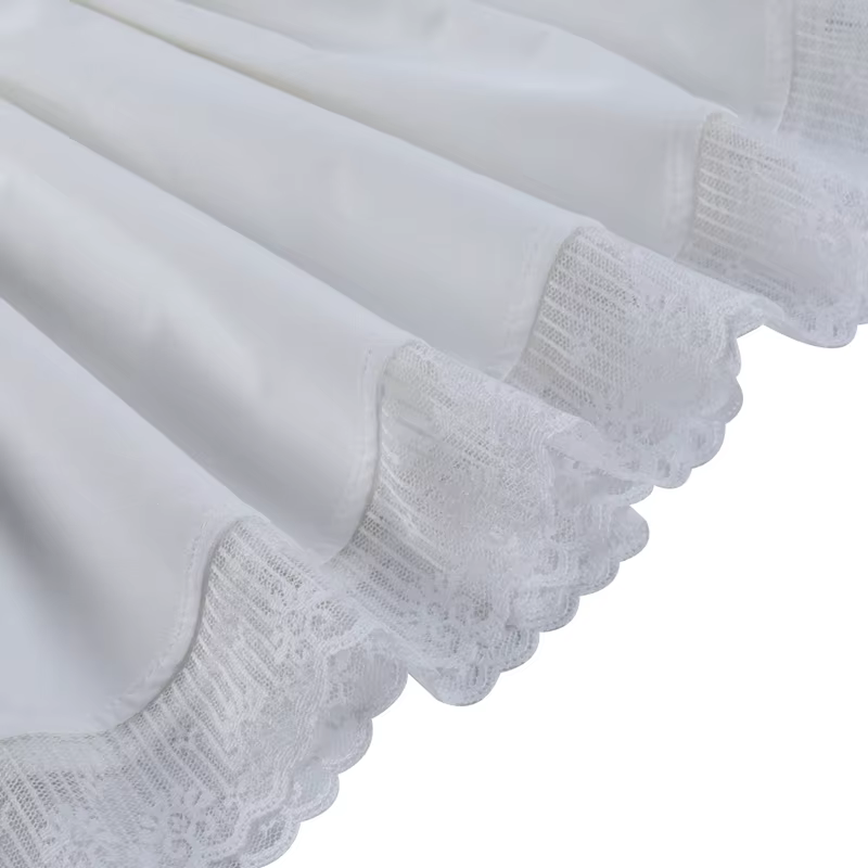 Robe trapèze à manches bouffantes pour femmes, tenue courte d'été Fairycore Lolita, couleur unie, ga