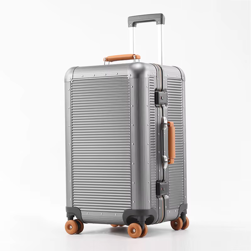 Valise à cadre en aluminium BunnyFly, matériau PC de haute qualité, bagage à roulettes de 20/24/28 p