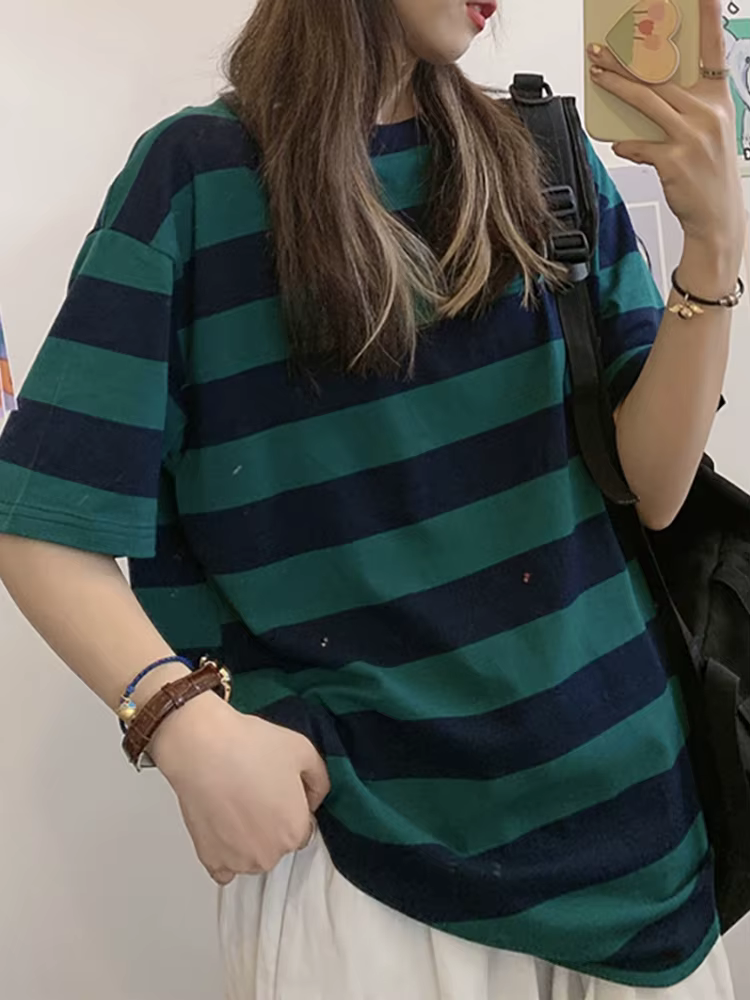 T-shirt à manches courtes pour femmes, Streetwear, Harajuku, surdimensionné, décontracté, coréen, am