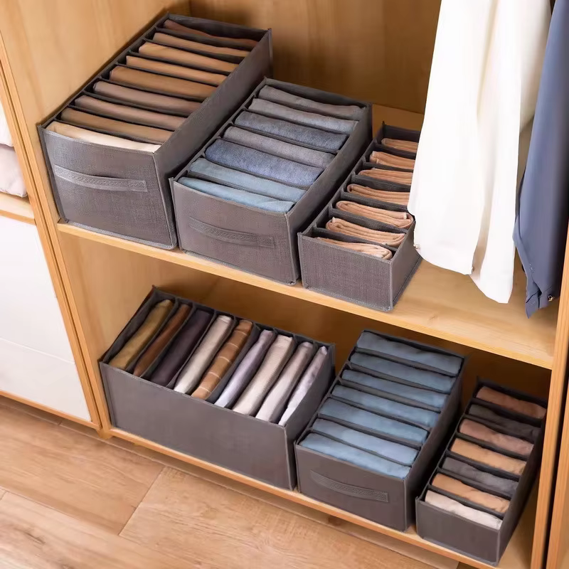 Placard organisateur de vêtements pantalons jean boîte de rangement armoire organisateur tiroirs sou