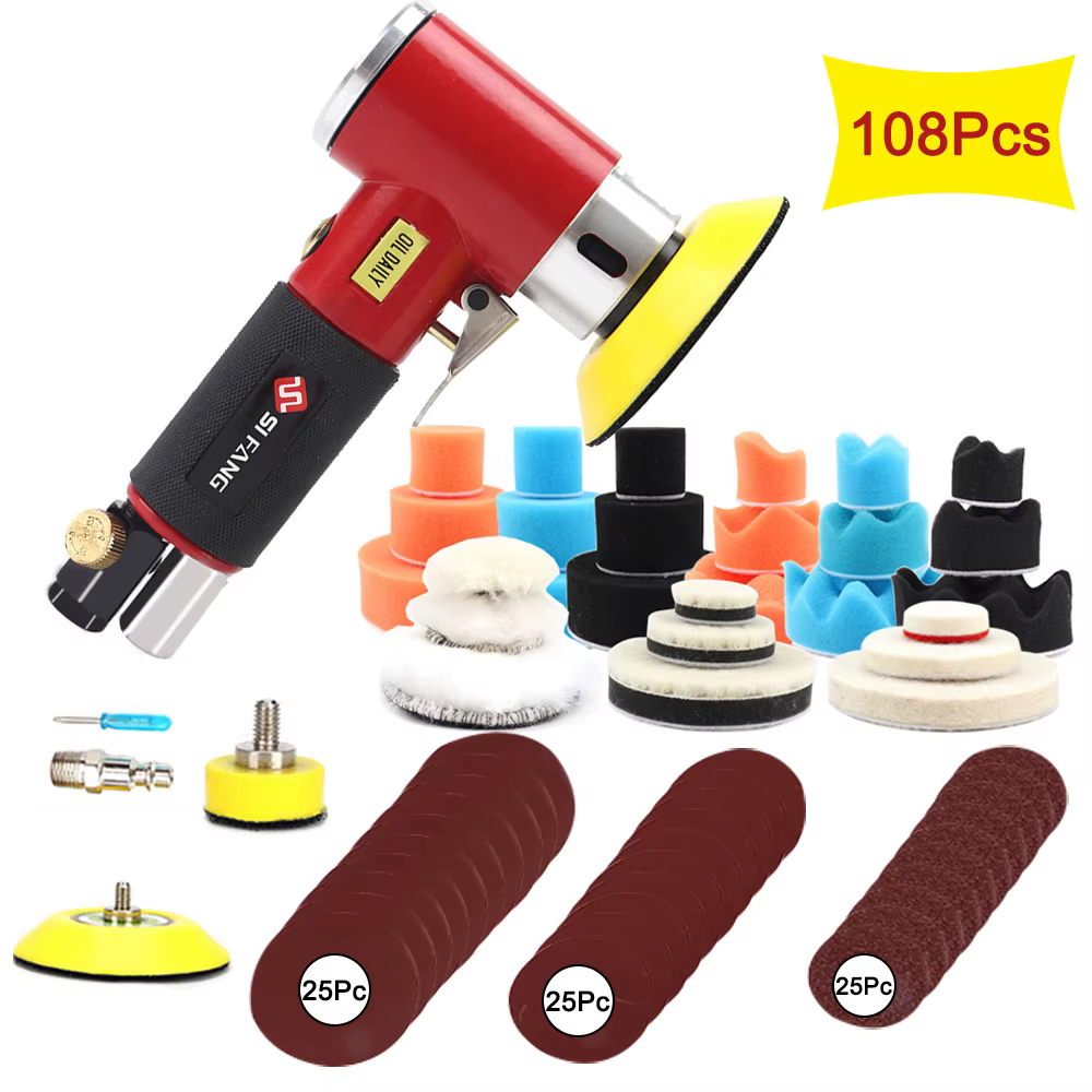 SIFANG ponceuse à Air orbite aléatoire Mini rectifieuse pneumatique pour le polissage de voiture pol