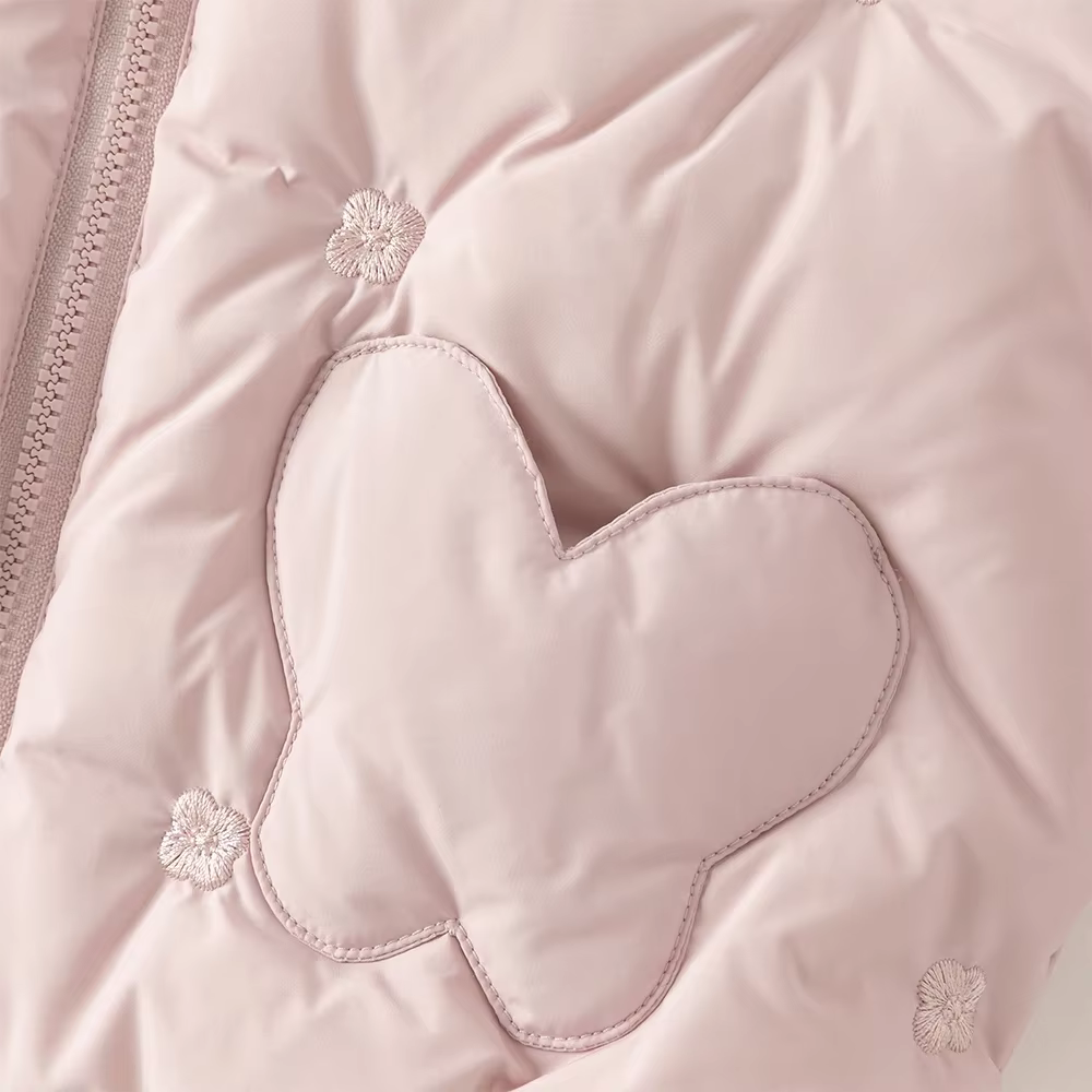 Dave Bella enfants filles Parka hauts hiver mode confortable duvet de canard blanc enfants doux mign