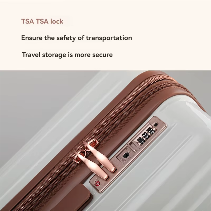 1 Piece Set 20/ 24inch Boarding Large Capacity Expandable Suitcase Anti-Scratch Surface Customs Lock