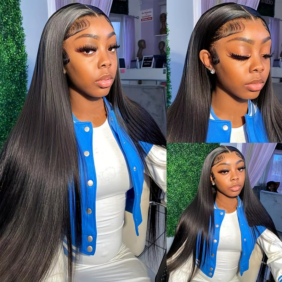 Extensions de cheveux humains vierges lisses et naturels, non traités, en lots de 1/3/4 pièces, 26,