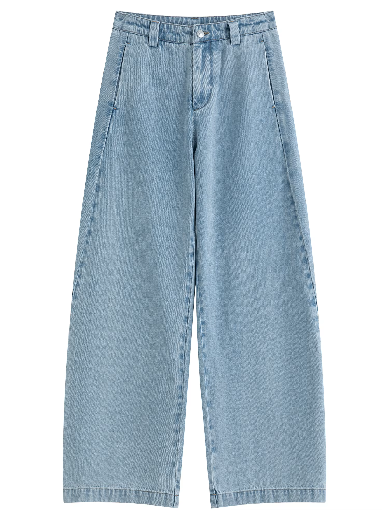 FSLE 2026 – Jean vintage bleu clair pour femme, coupe étrangère, taille haute, ample, style Y2K rétr