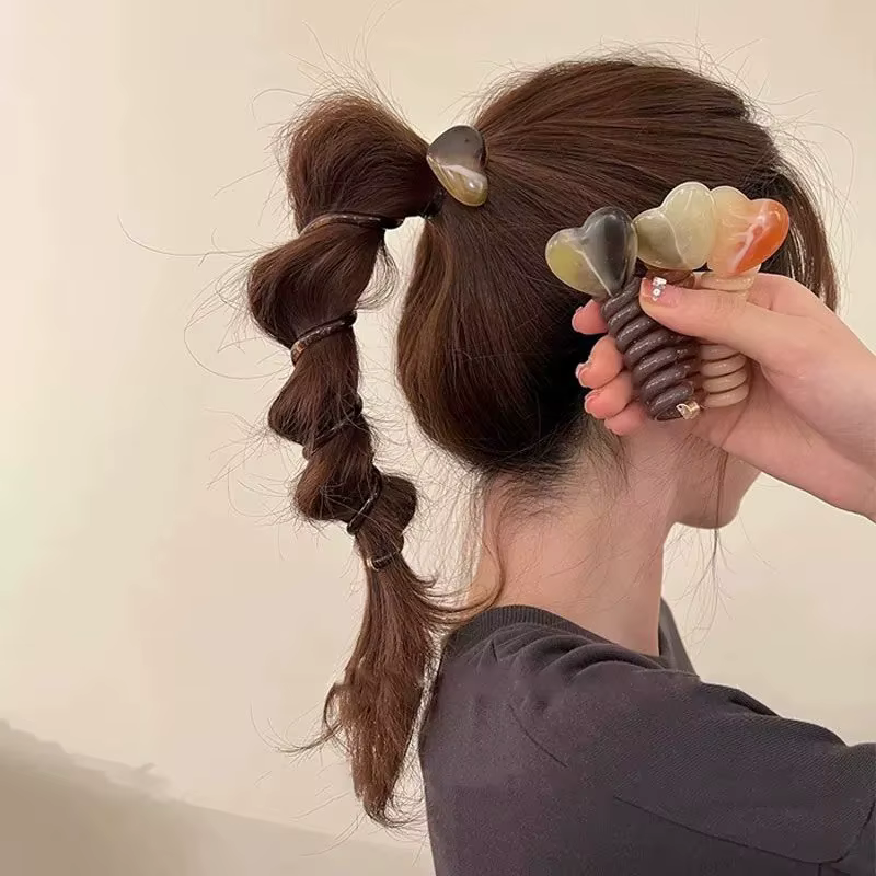 Bandeau tressé à bulles minimaliste, ligne téléphonique de haute qualité et soignée, boucle de cheve