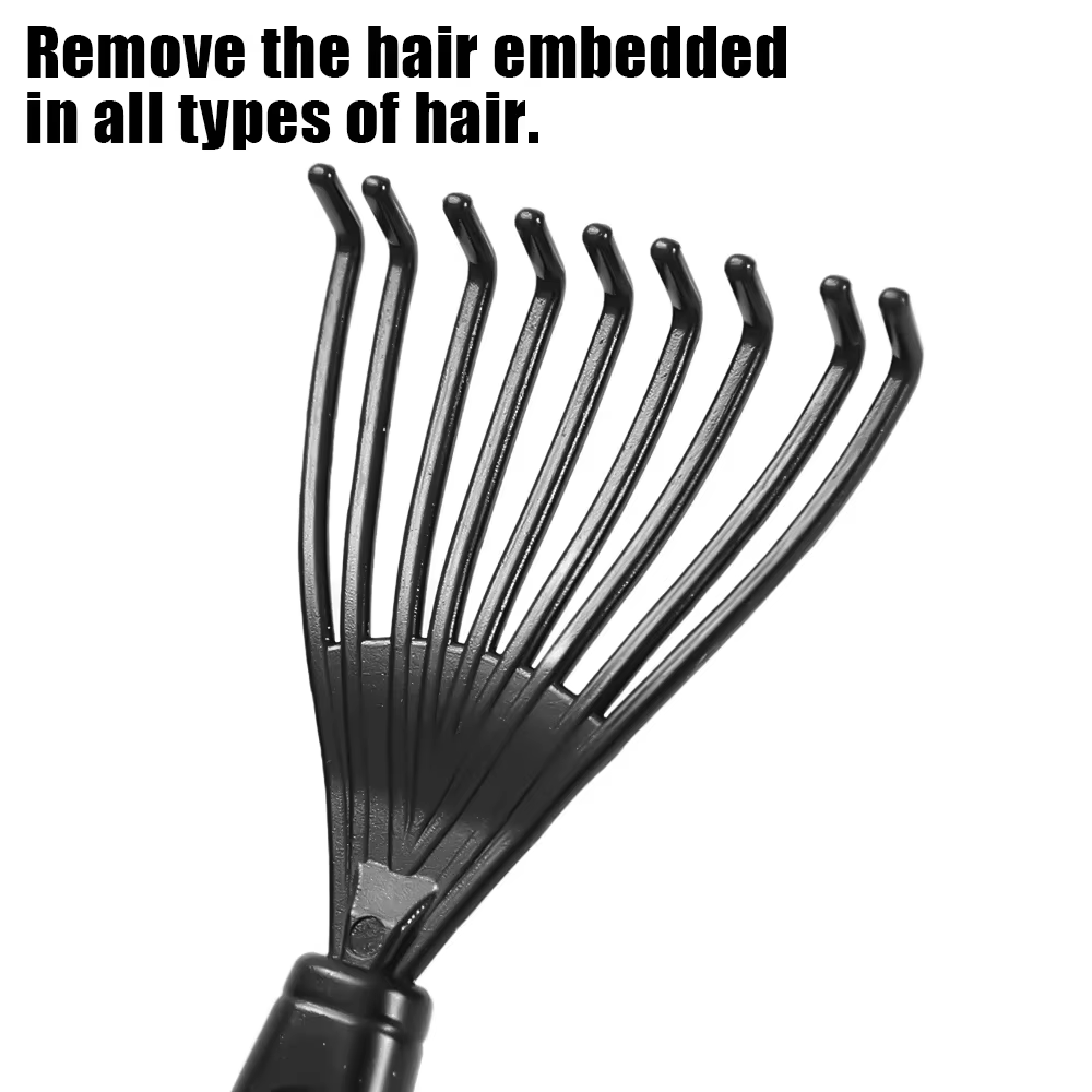 Mini nettoyeur de peigne en plastique, brosse à cheveux intégrée, épilateur, poignée domestique, bro