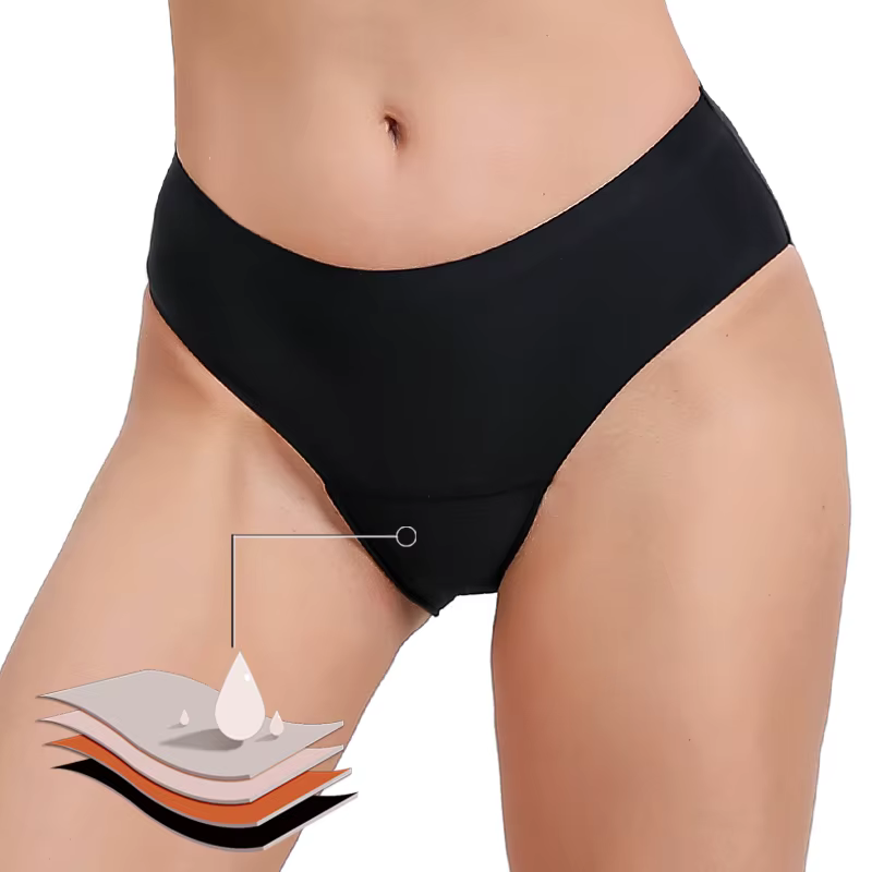 Maillot de bain menstruel pour femmes, 4 couches, anti-fuite, plage, Bikini, culotte menstruelle, ba