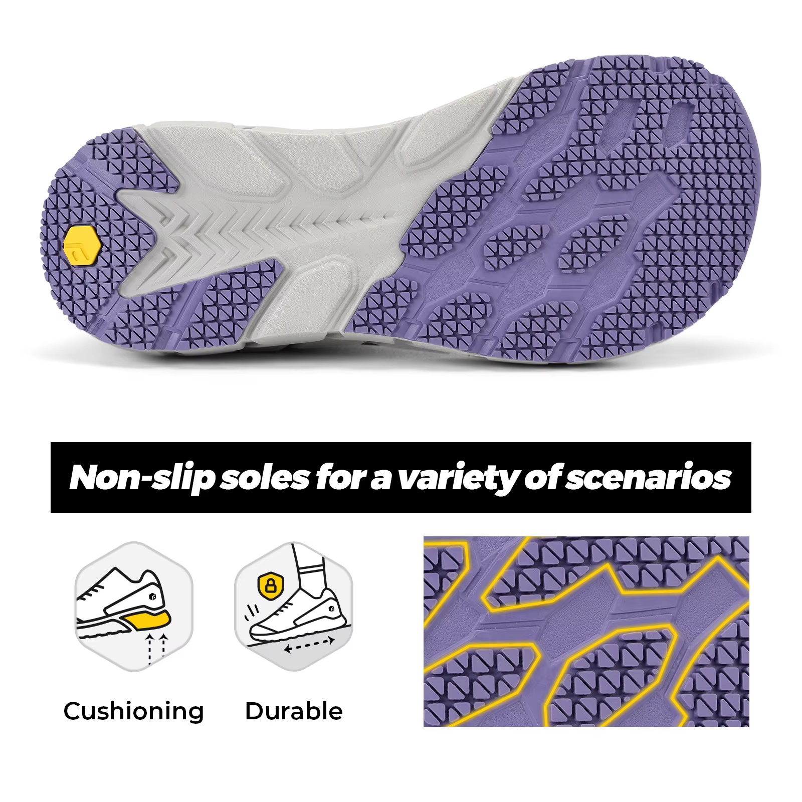 Chaussures de course pour femmes Fitville, chaussures de sport à large boîte à orteils, antidérapant