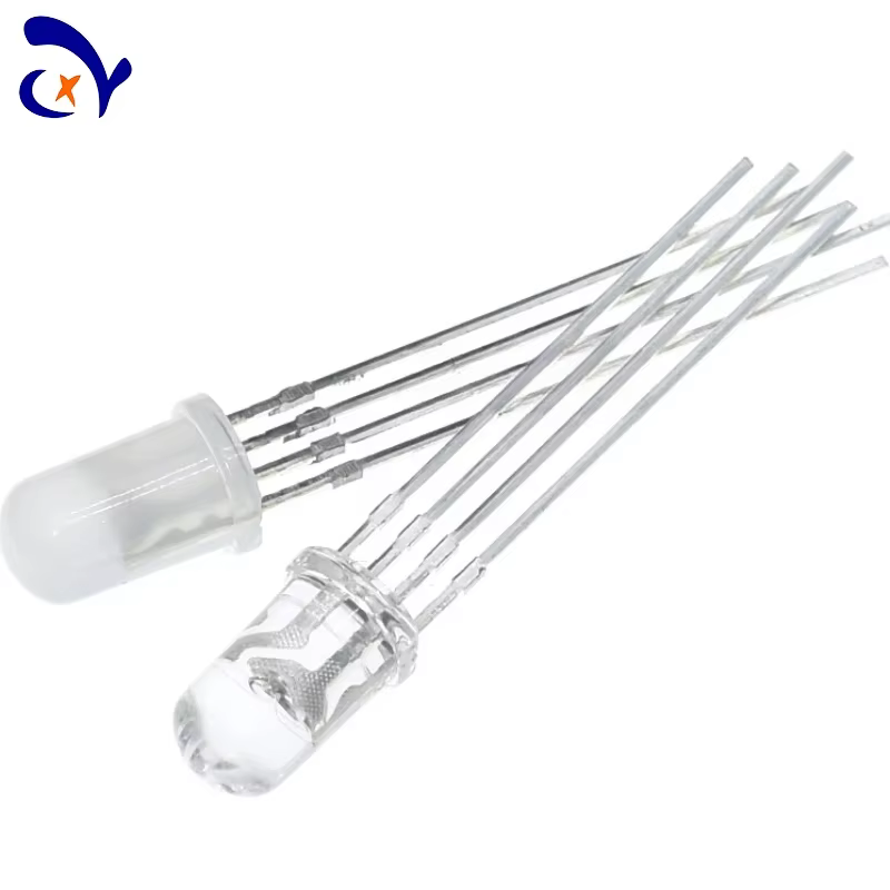 Perles de lampe enfichables haute luminosité WS2812B, 50 pièces: F5RGB IC intégré 5V, insertion dire