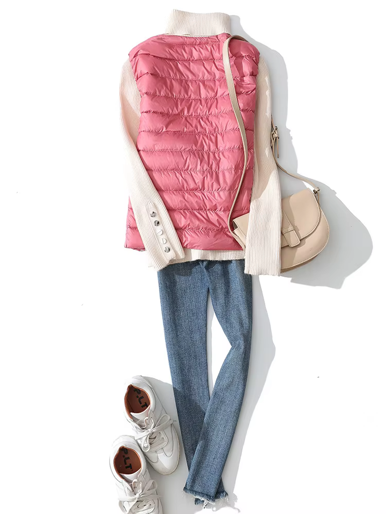 NewBang-Gilet Femme, Doublure Chaude, Glaçure Chaude, Ultra Légère, Portable, Fibre Hiver, Grande Ta
