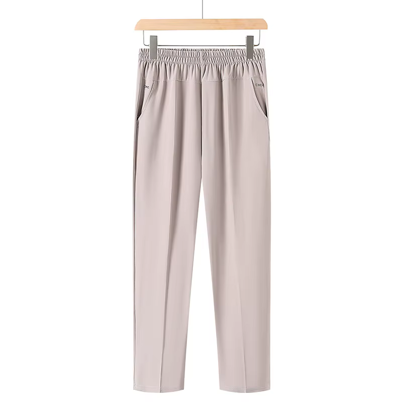 Nouveaux pantalons pour femmes printemps-été, pantalons mom, taille haute élastique, décontractés, c