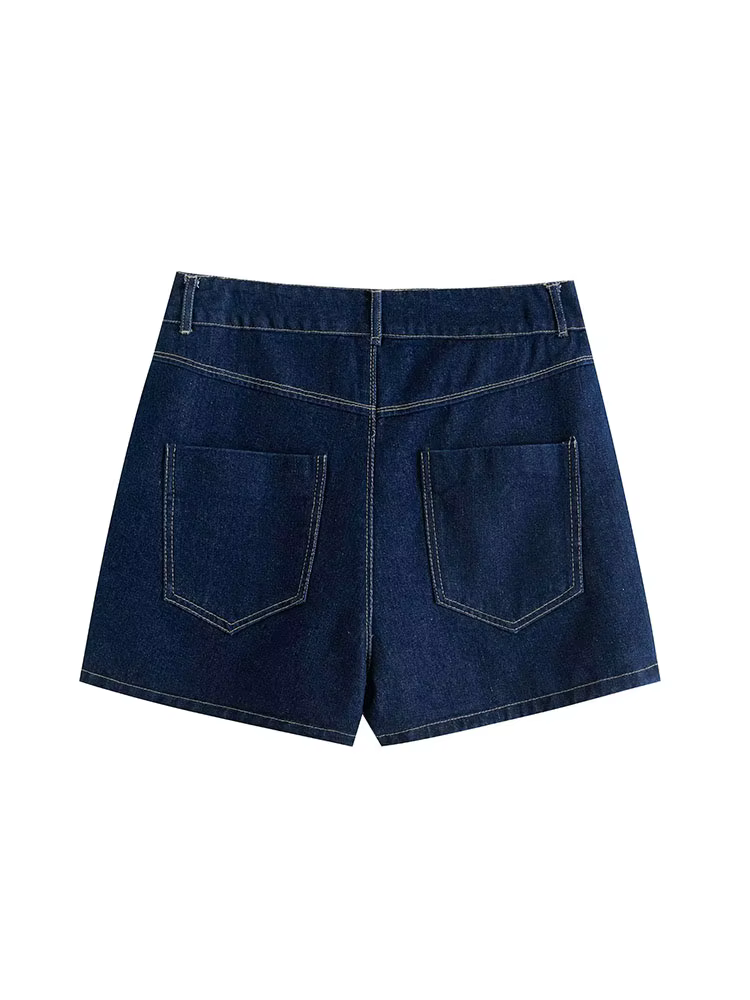 Nlzgmsj été femmes ensembles décontractés mode Mini jupe Shorts ensembles Denim chemise courte ensem