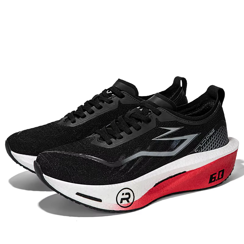 Chaussures de course Marathon pour hommes, spécialisées dans le sport, avec plaque en carbone, respi