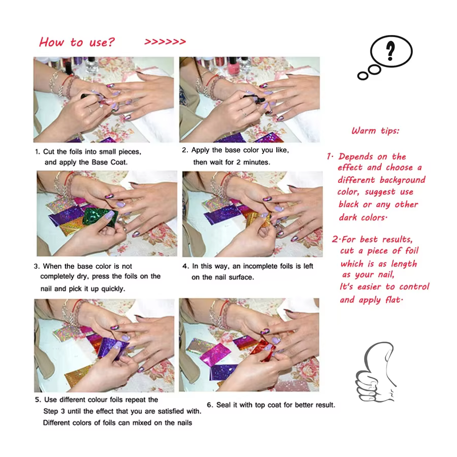 Feuille de transfert de dentelle noire et blanche, 10 rouleaux de 2.5x60cm, pour Nail Art, enveloppe