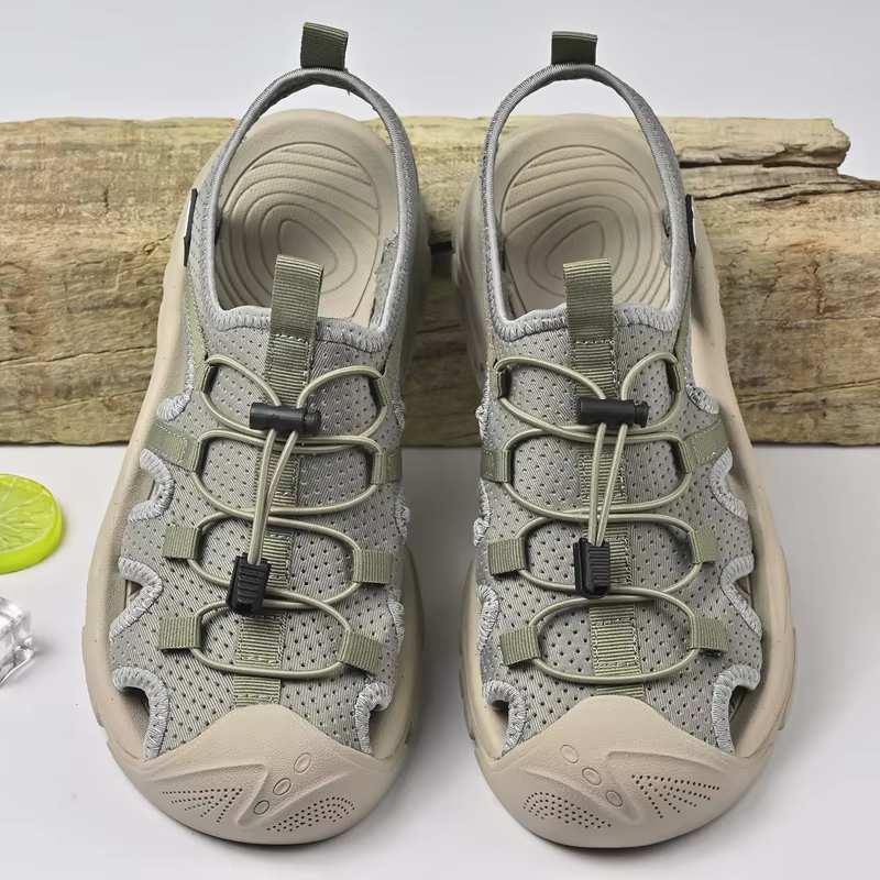 Sandales faites à la main hommes chaussures d'été respirantes homme en plein air hommes sandales ant