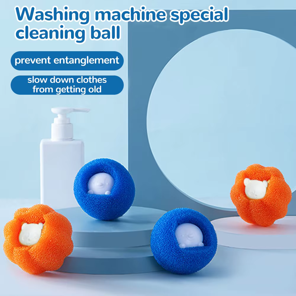 Kit de boules à lessive réutilisables, Machine à laver, épilateur, nettoyage de peluches, peluches, 