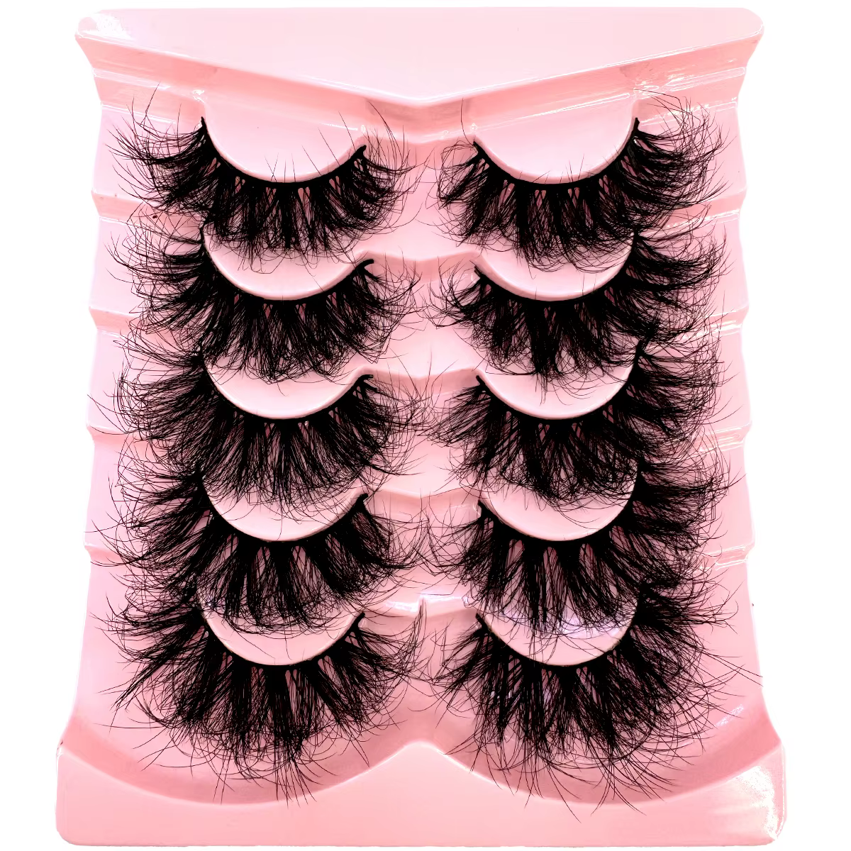 Faux cils longs et moelleux 3D en Faux vison, naturels, Volume doux et dramatique, Extension de cils