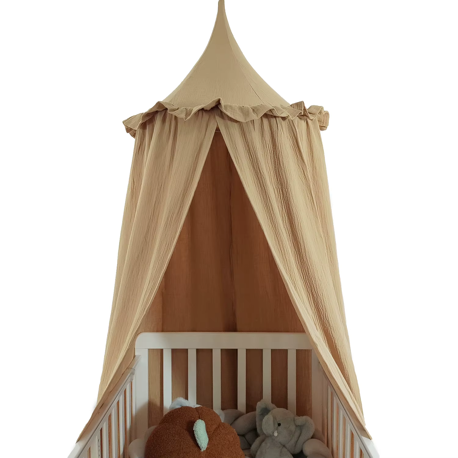 Auvent de lit suspendu en mousseline 100% coton de qualité supérieure, tente décorative, auvent de p