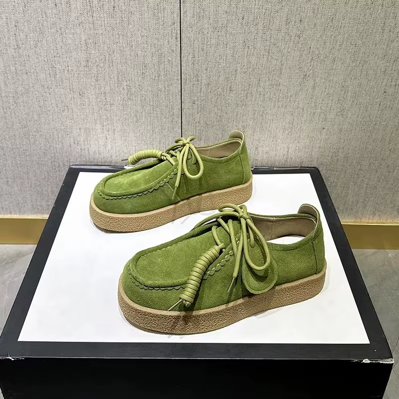 AIYUQI chaussures pour femmes en cuir véritable 2025 nouvelles chaussures plates antidérapantes Derb