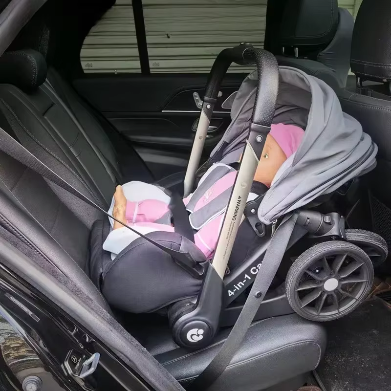 STOCK ue 4 in1 bébé poussette multifonctionnel nouveau-né landau pliable panier type siège léger voy