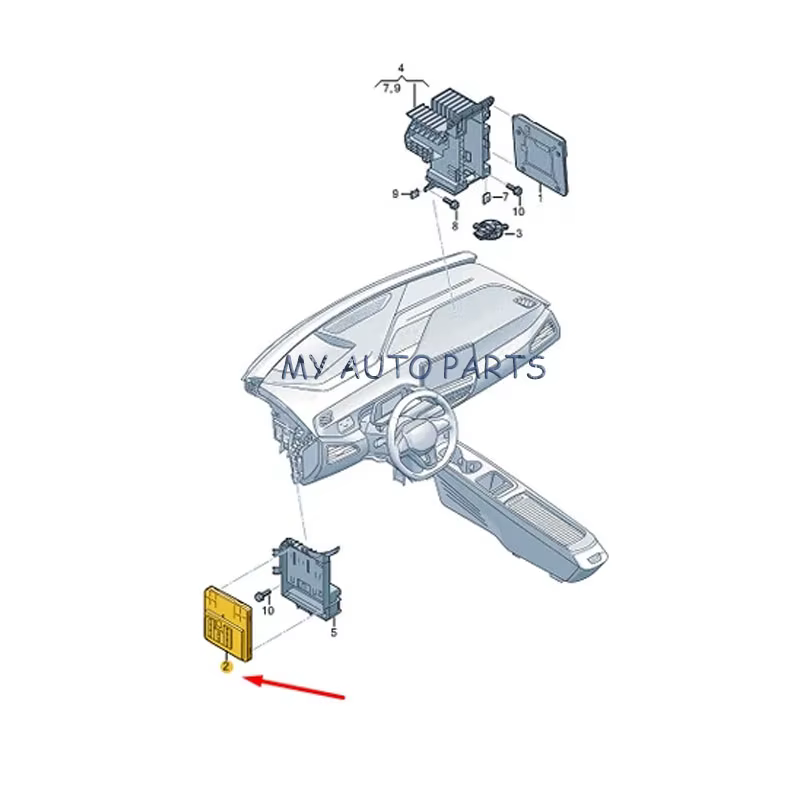 Module de commande de carrosserie de véhicule avancé 1EA937089H 1EA937089H pour système ID3 ID4 ID5