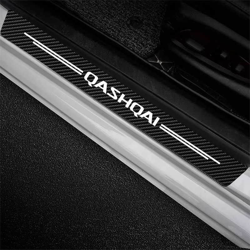 Autocollant de seuil de porte de voiture, 5 pièces/ensemble, pour Nissan Qashqai J10 J11 J12 2013 20