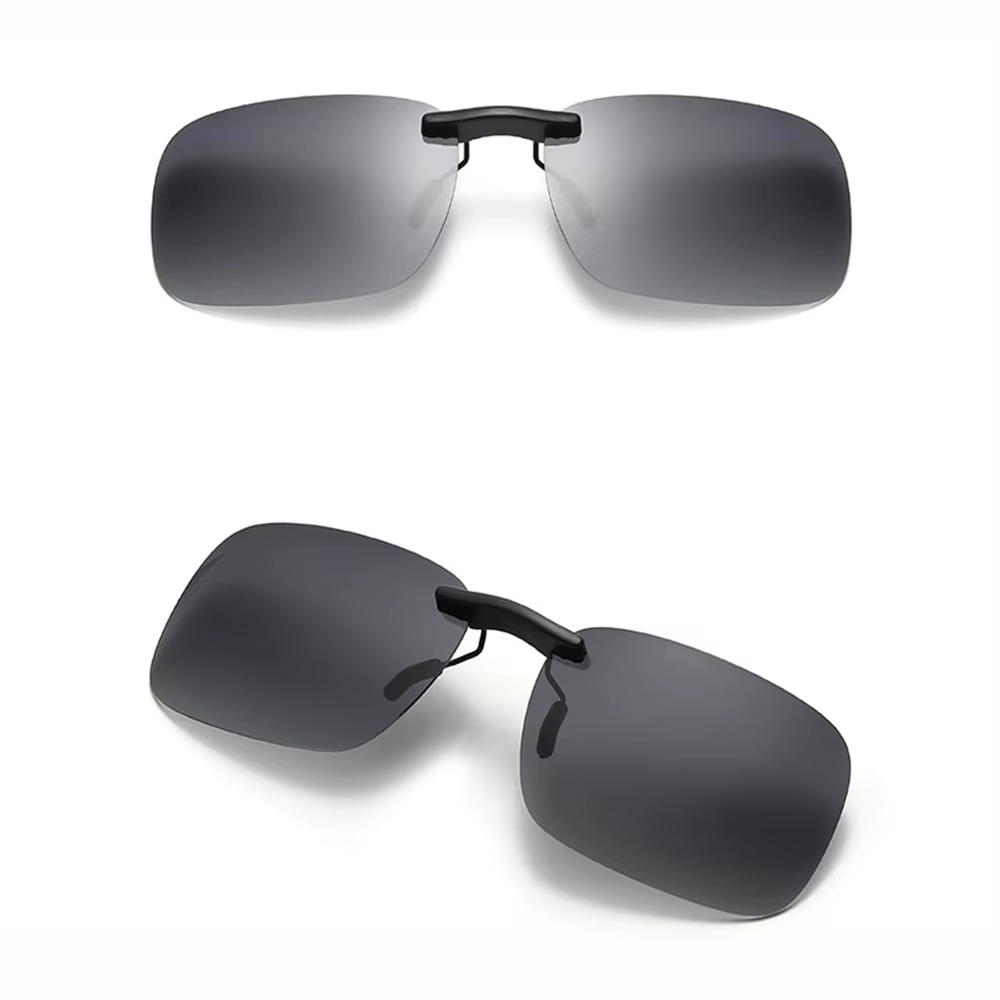 KLASSNUM-Lunettes de soleil polarisées sans monture pour hommes et femmes, verres à clipser étroits,