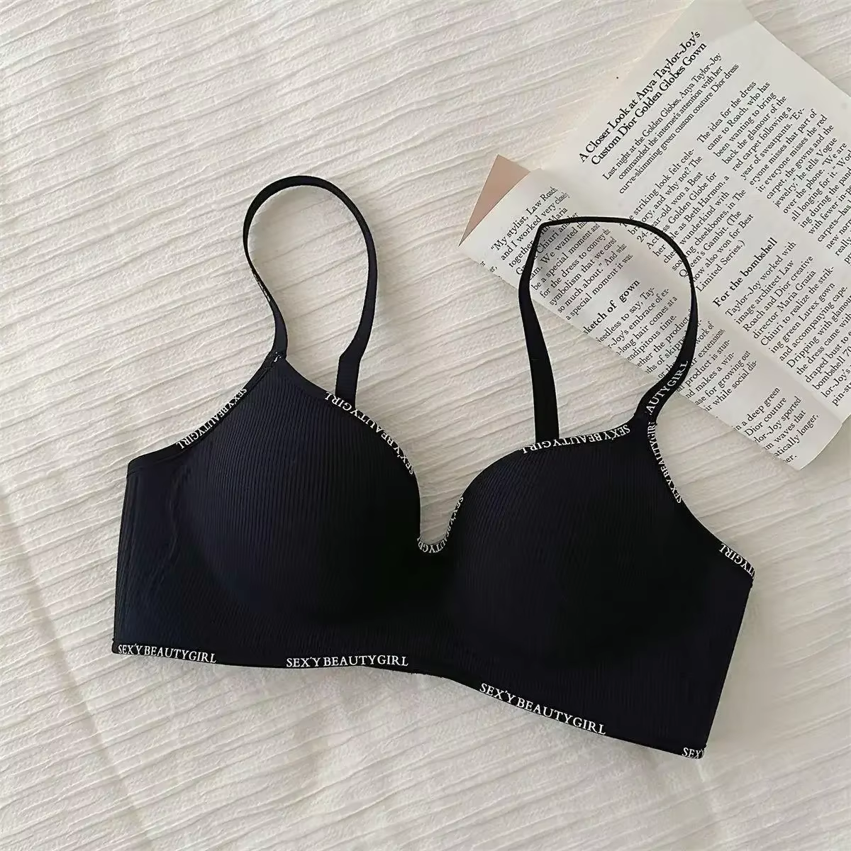 Soutien-gorge rembourré push up pour petits seins – Lingerie de 10 cm d'épaisseur avec bretelles rég