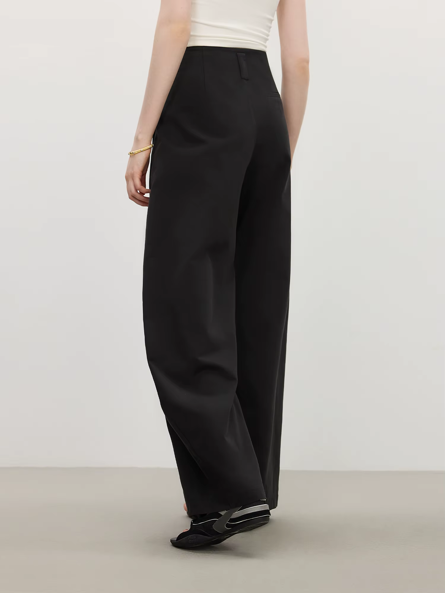 FSLE pantalon large décontracté pour femmes 2025 été nouveauté Design violet foncé Chic pantalon 25F