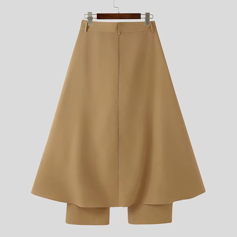 Pantalon long homme tendance 2026 – Joggers décontractés coupe ample à boutons, couleur unie, style