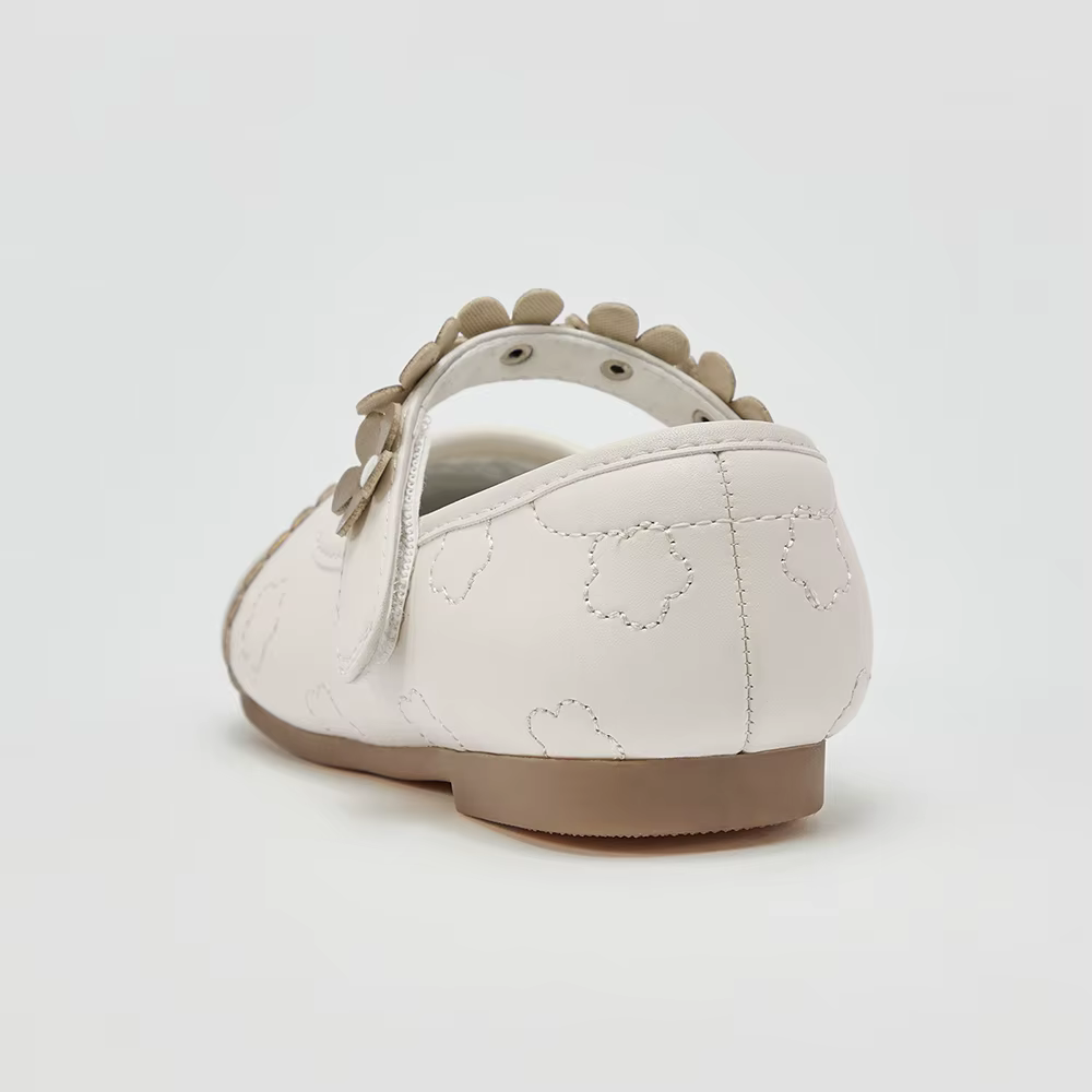 Dave Bella enfants chaussures en cuir automne printemps filles rétro princesse chaussures anti-dérap