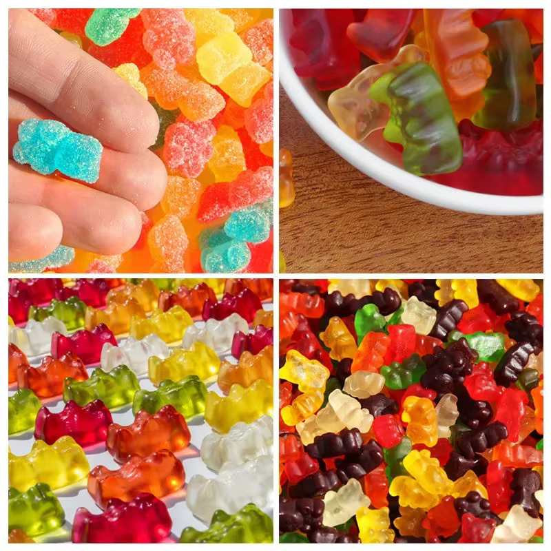 Moule ours gommeux en Silicone, 50 grilles, mignon ours, gelée, avec compte-gouttes, bonbons, chocol