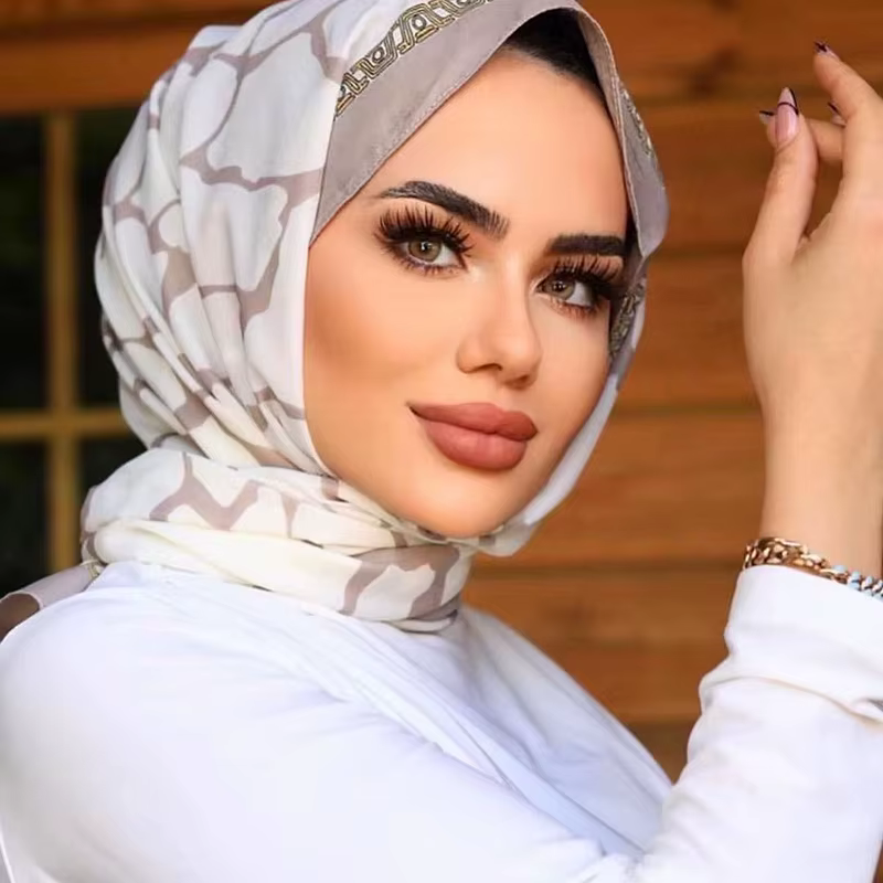 Musulman instantané Turban en mousseline de soie luxe Hijab Abaya Hijabs pour femme Abayas Jersey éc