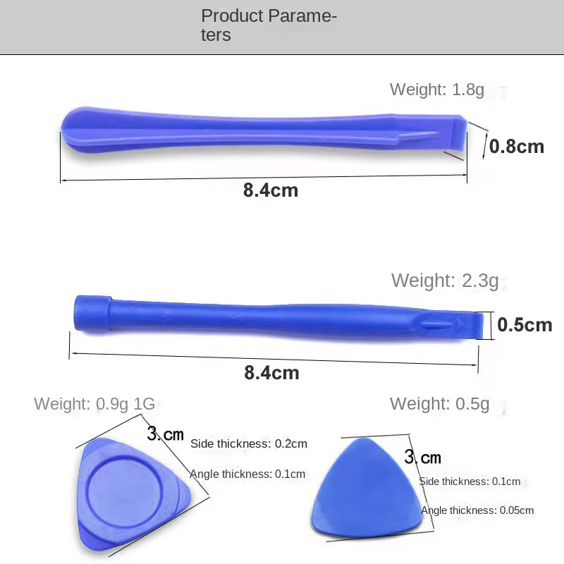 Grattoir en plastique, outil d'ouverture de levier, tranche épaisse pour téléphone portable, tablett