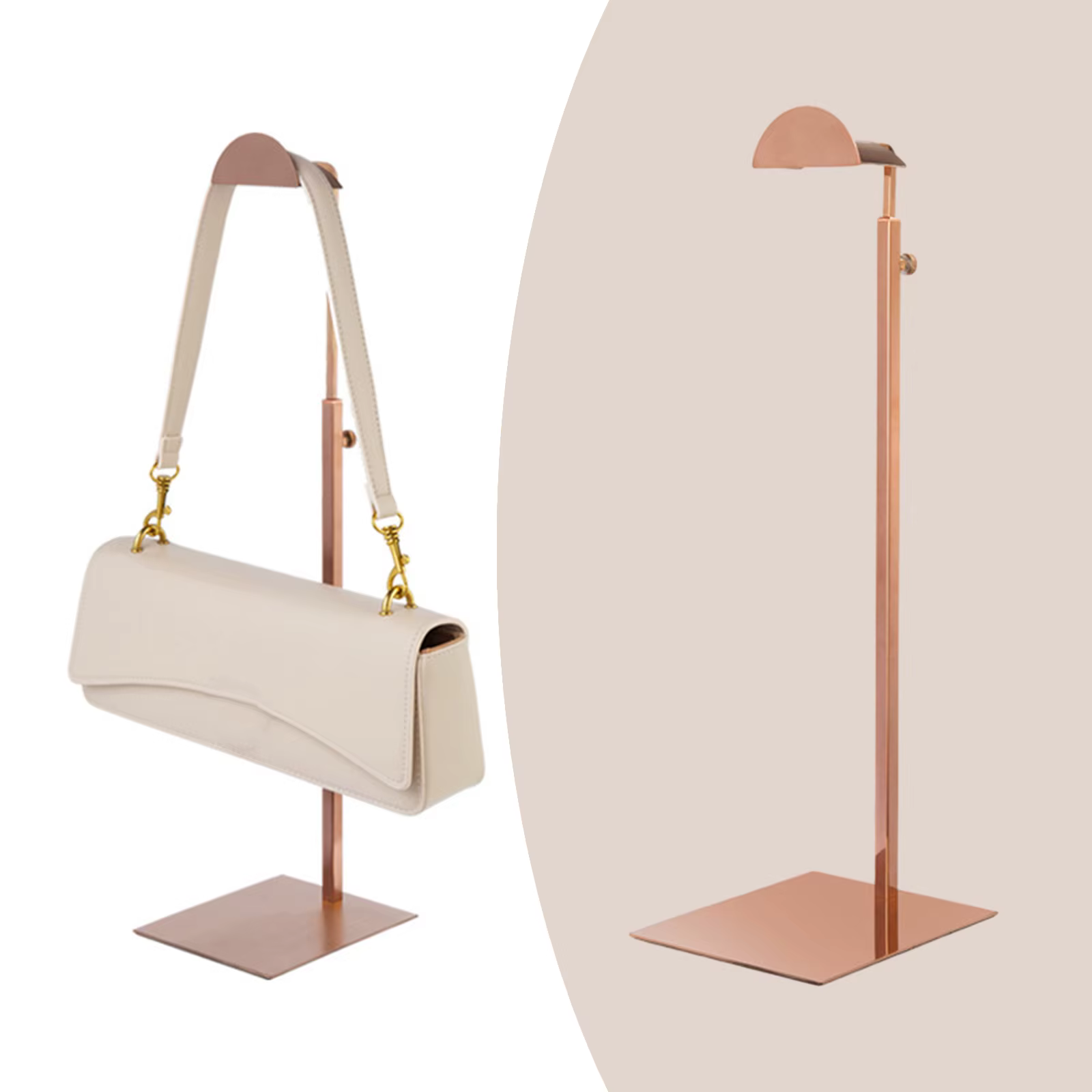 Présentoir de sac à main réglable, sac suspendu, étagère de sac à main, présentoir de sacs à main, s