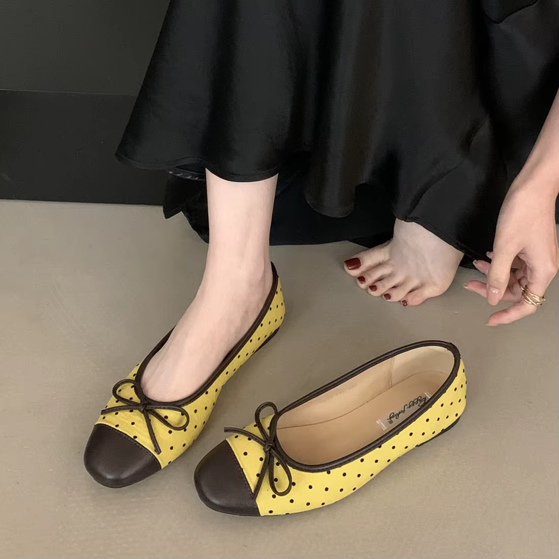 Bailamos-Chaussures plates à essence pour femmes, chaussures de ballet souples, chaussures décontrac