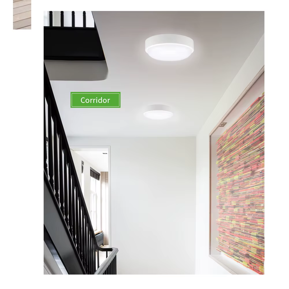 Applique murale moderne à LED, étanche à l'humidité, applique de plafond HOPorch, éclairage mural na