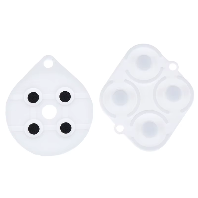 Tampons en caoutchouc conducteur pour manette de jeu SNES, remplacement des claviers, bouton, ensemb