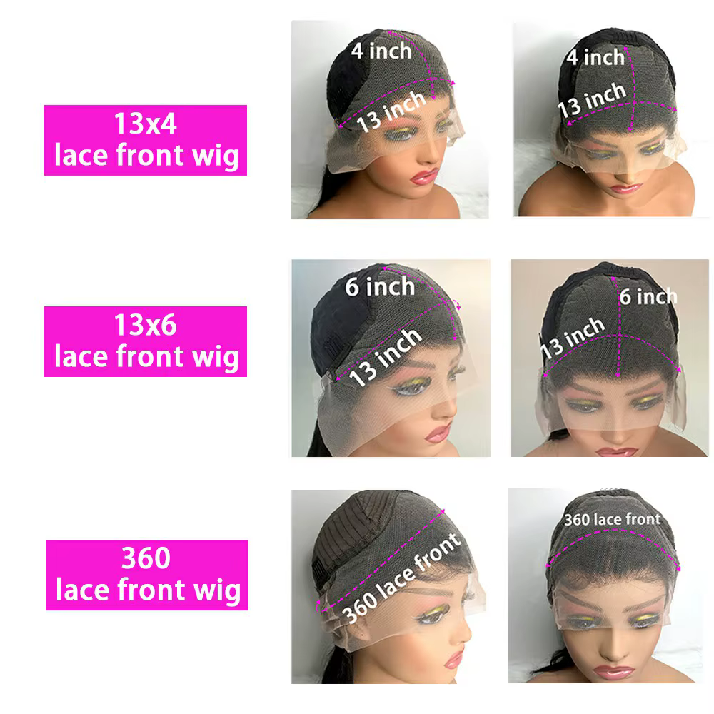 Surprise ! ! ! PRPromotion-Perruque brésilienne Body Wave pour femme, 13x4, 13x6, 360 Transparent La