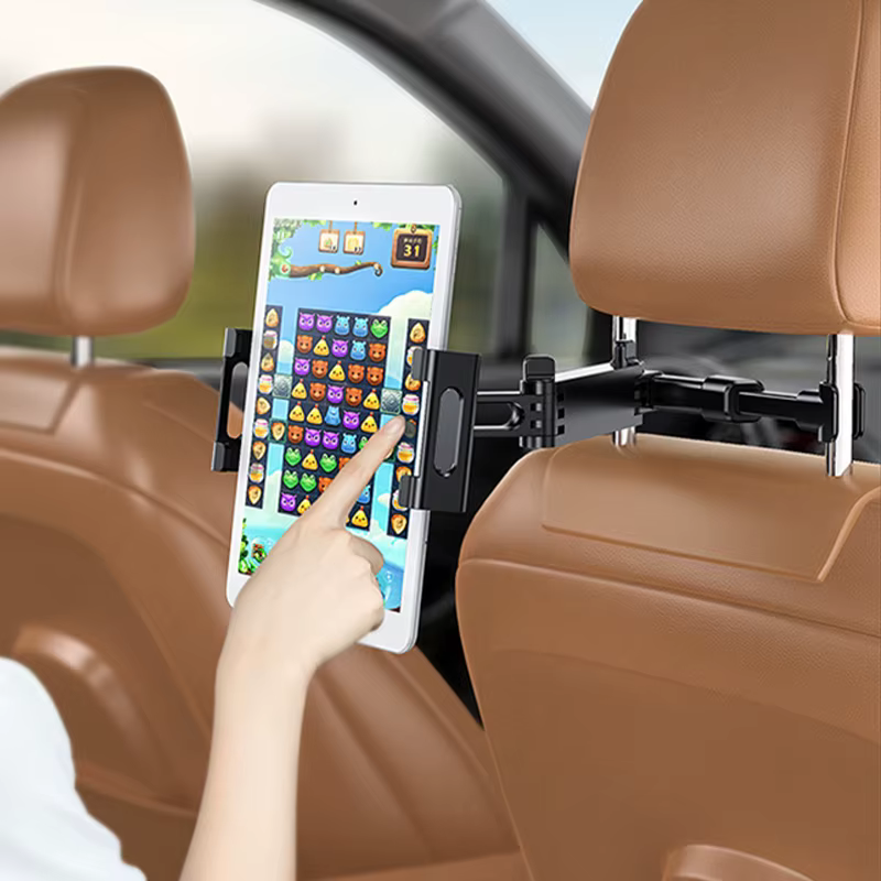 SEAMETAL télescopique voiture oreiller arrière support pour téléphone tablette rotatif siège de voit