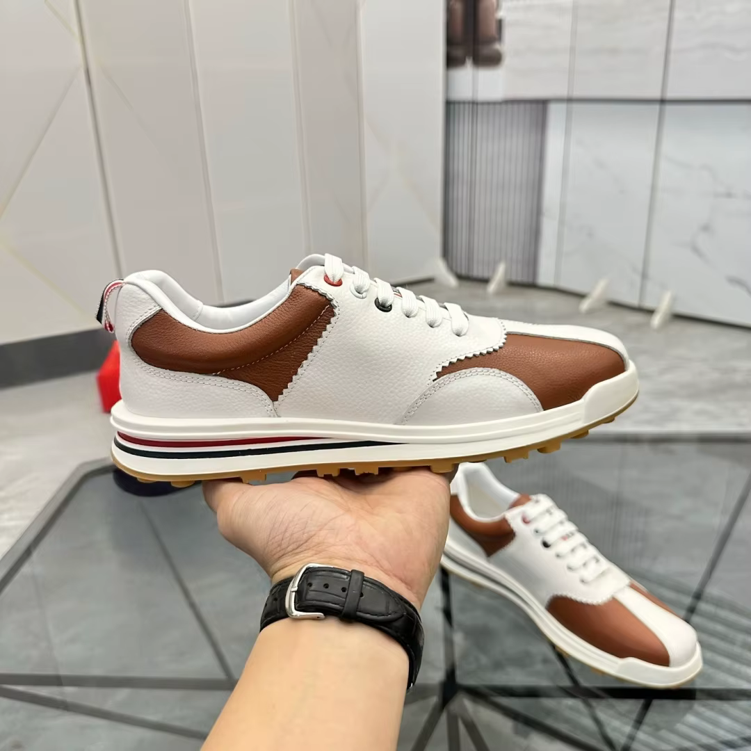Baskets décontractées faites à la main, chaussures de luxe pour hommes, doublure en peau de mouton,