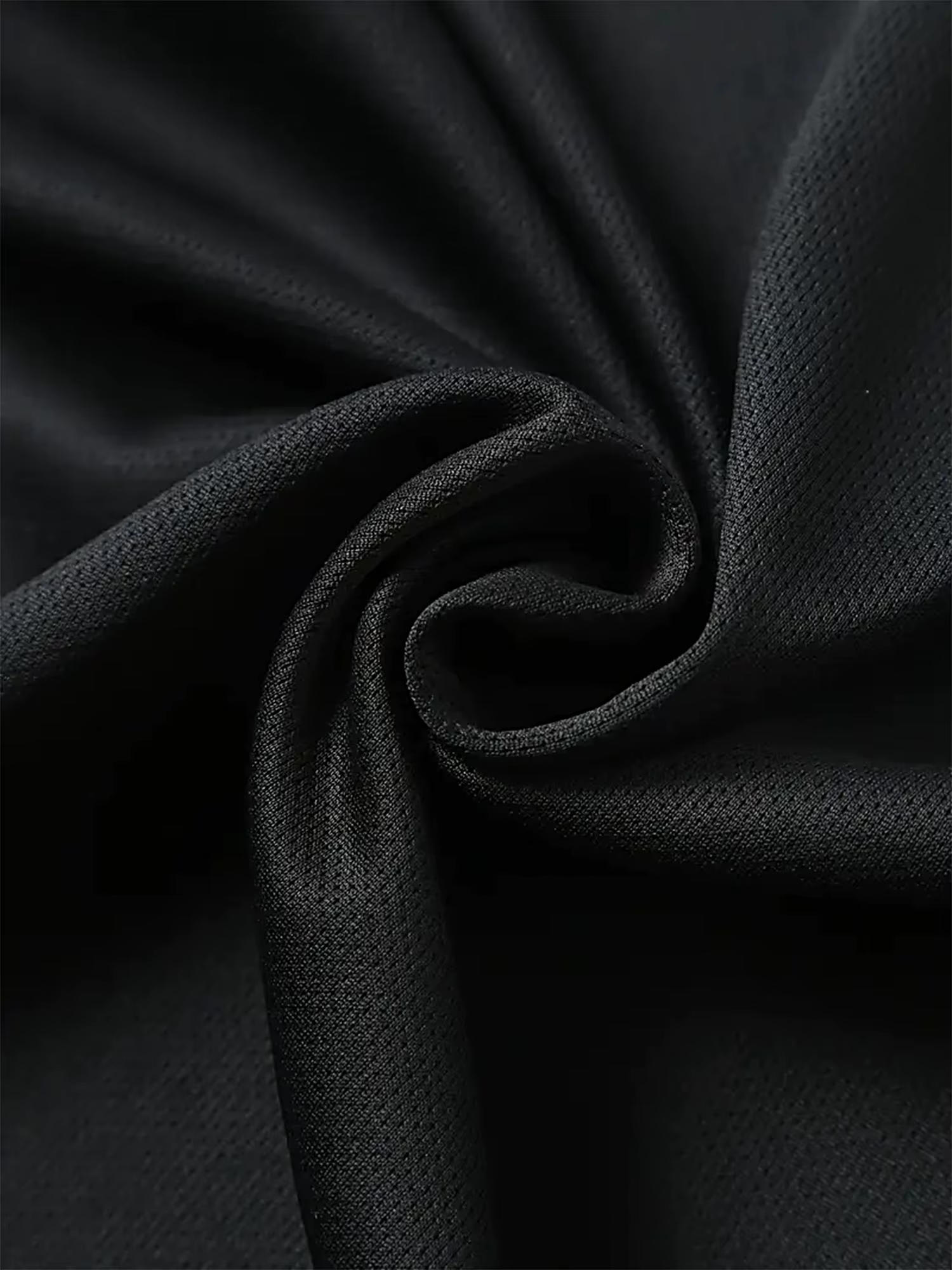 Gilet de sport noir pour hommes, 5 pièces, col rond respirant, tissu légèrement élastique, couleur P