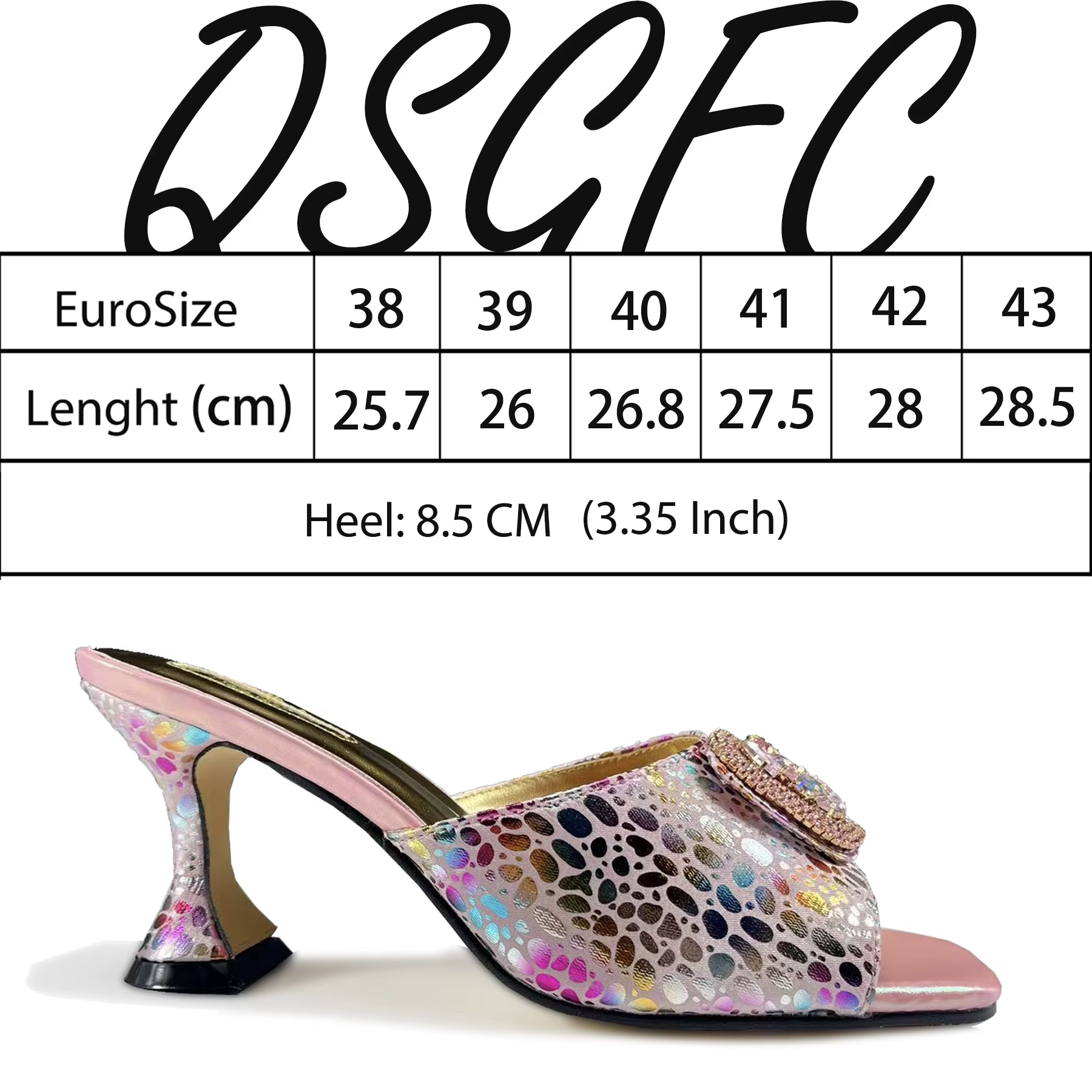 EnaYan-Ensemble de sac assressentipour dames, sandales carrées, chaussures Parker, pompe de fête de 