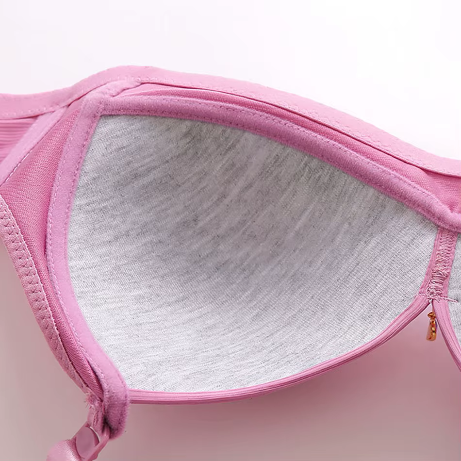 Soutien-gorge d'allaitement sans armatures, soutien-gorge à couverture complète, effet de moulage et