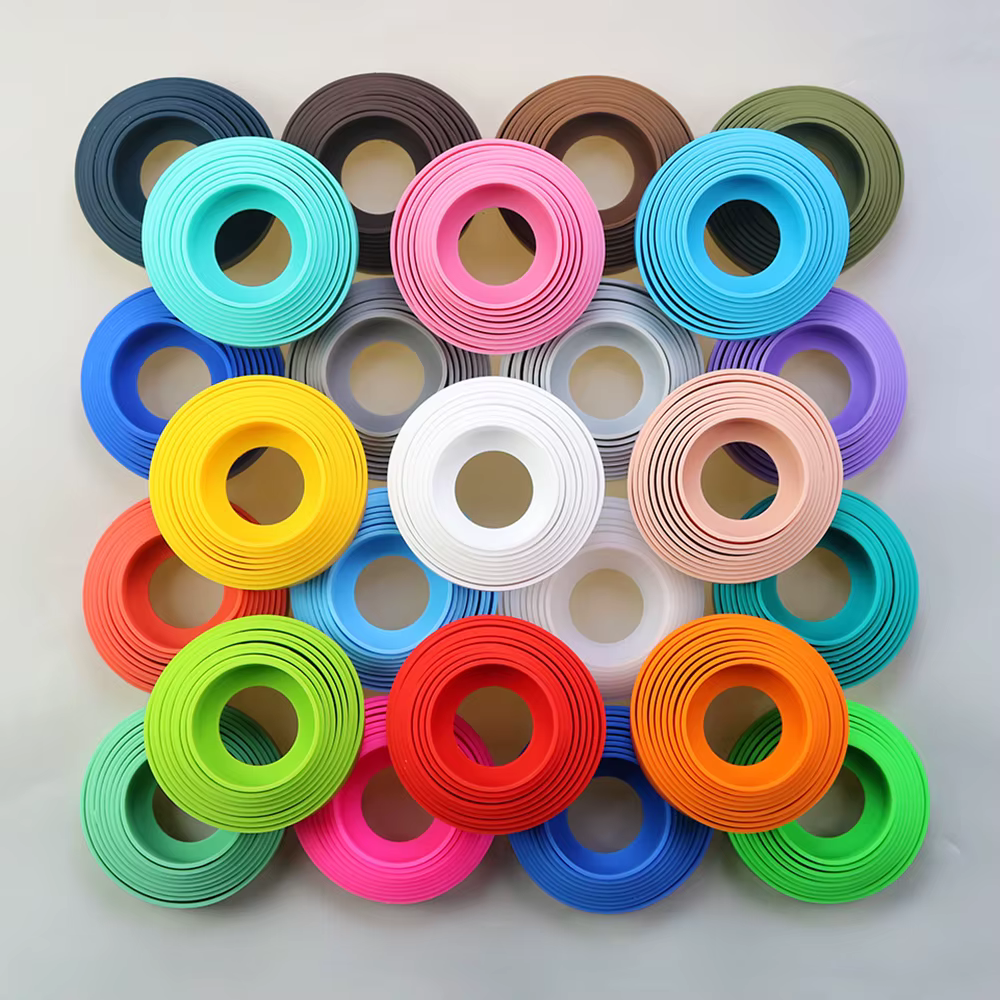 Sous-verres en Silicone, 28 couleurs, 6.5CM, couvercle inférieur de tasse, anneau inférieur, manchon